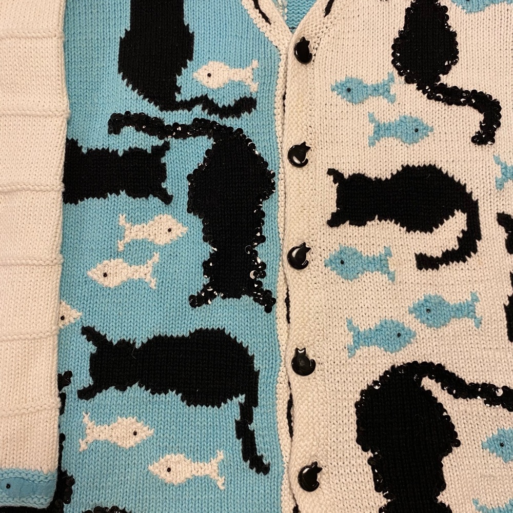 Cat sweater vintage - Picture 2 of 14